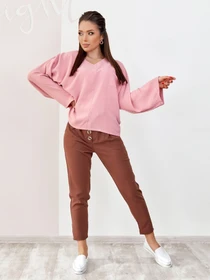 Сорочки ISSA Plus модель SA-176_pink Фото