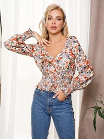 Рубашки ISSA Plus модель SA-227_beige Фото