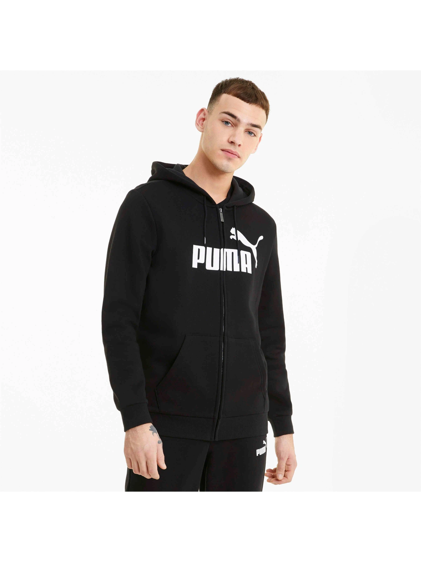 Худі та світшоти PUMA Ess Big Logo Fz Hoodie модель 586698 Худі та світшоти PUMA Ess Big Logo Fz Hoodie модель 586698 Фото