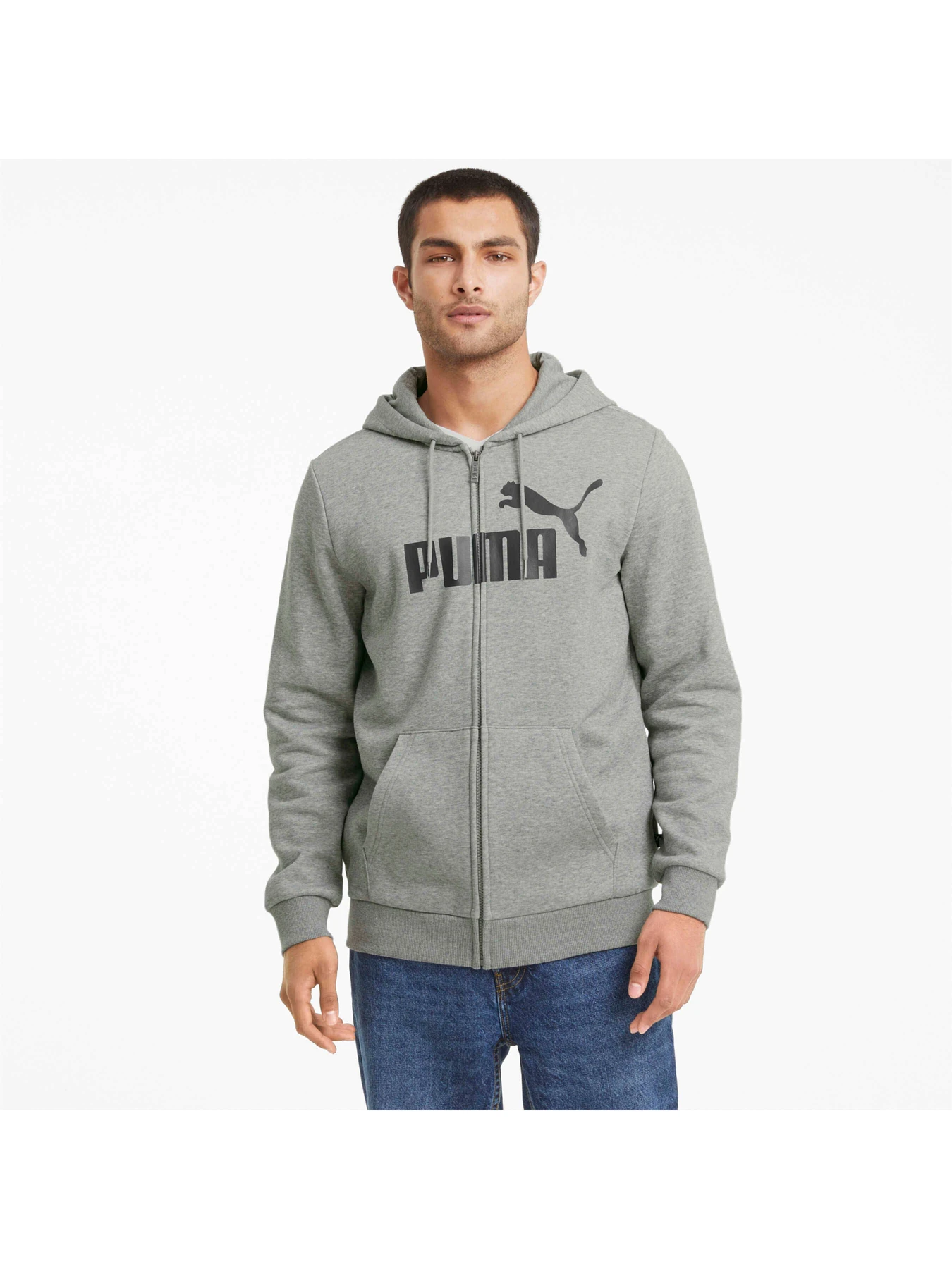 Худі та світшоти PUMA Ess Big Logo Fz Hoodie модель 586698 Худі та світшоти PUMA Ess Big Logo Fz Hoodie модель 586698 Фото