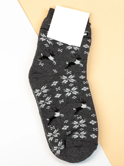 Носки и гольфы ISSA Plus модель NS-152_darkgray Фото