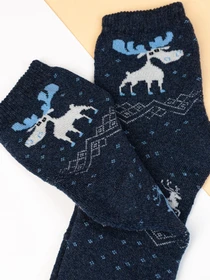 Носки и гольфы ISSA Plus модель NS-156_darkblue Фото