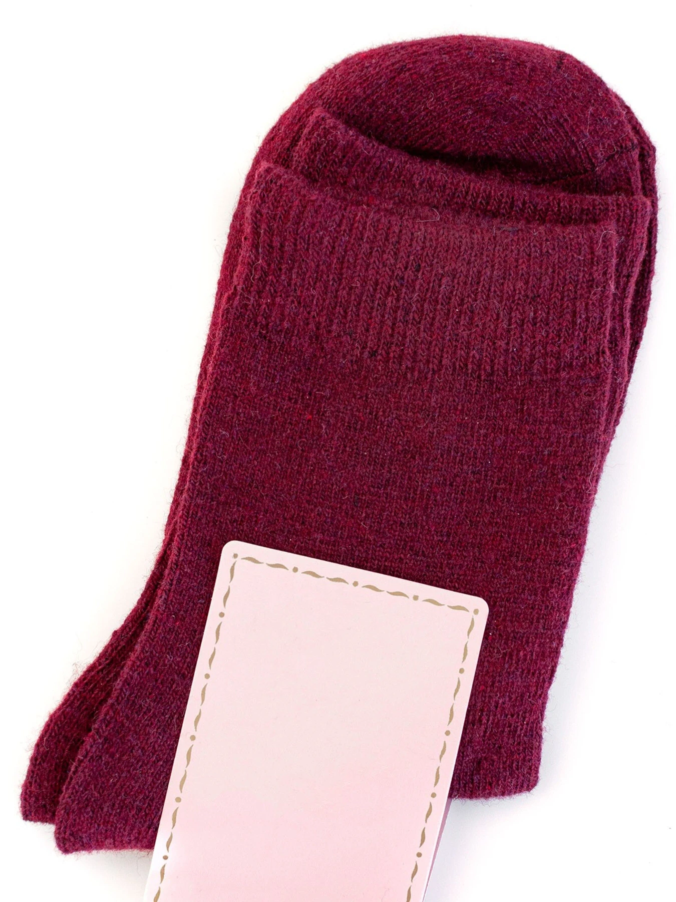 Шкарпетки та гольфи ISSA Plus модель NS-164_burgundy Фото