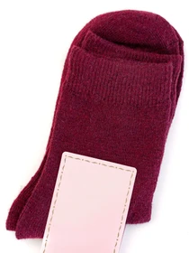 Шкарпетки та гольфи ISSA Plus модель NS-164_burgundy Фото