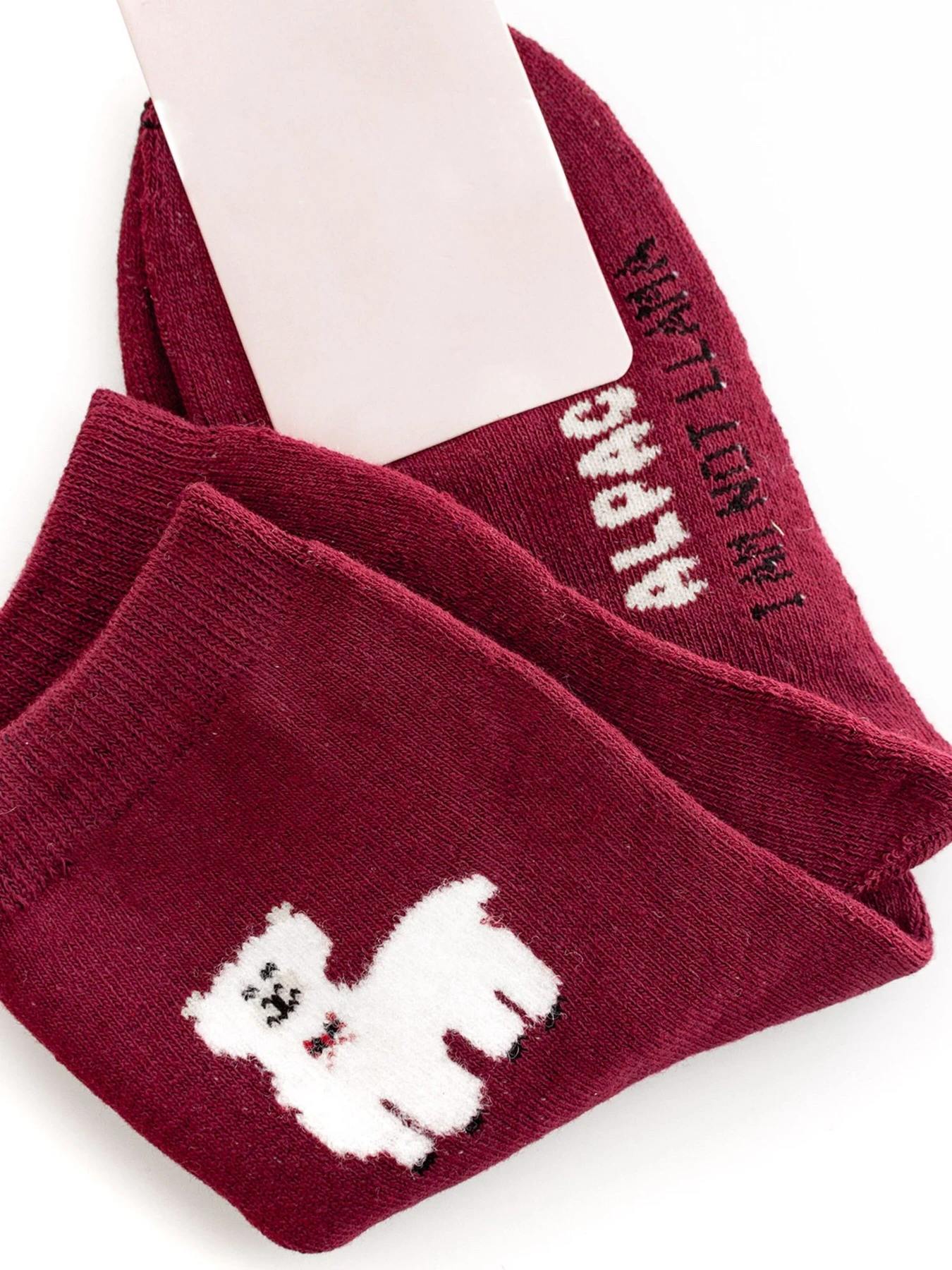 Носки и гольфы ISSA Plus модель NS-165_burgundy Фото