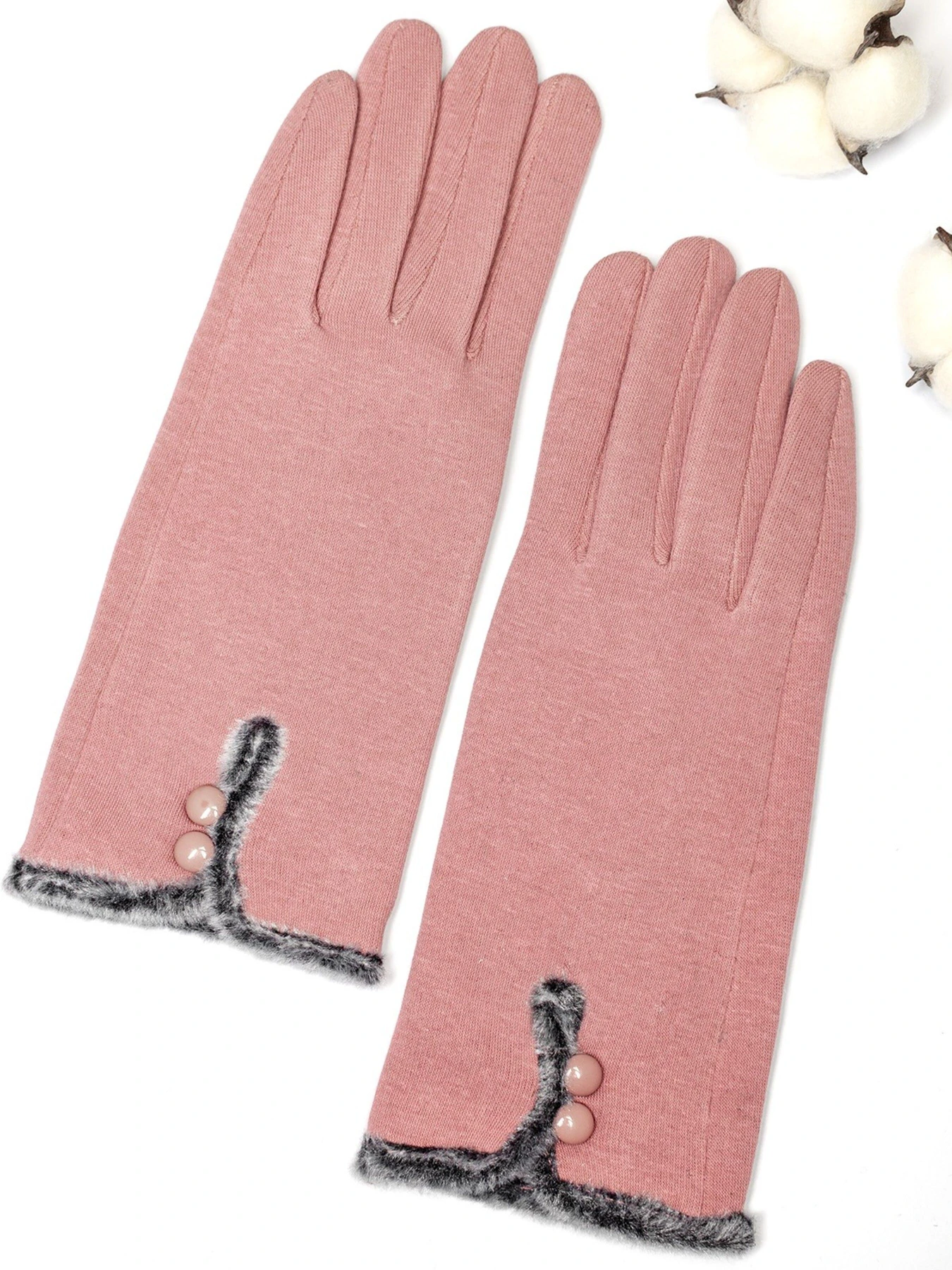 Перчатки и варежки ISSA Plus модель PE-05_pink Фото