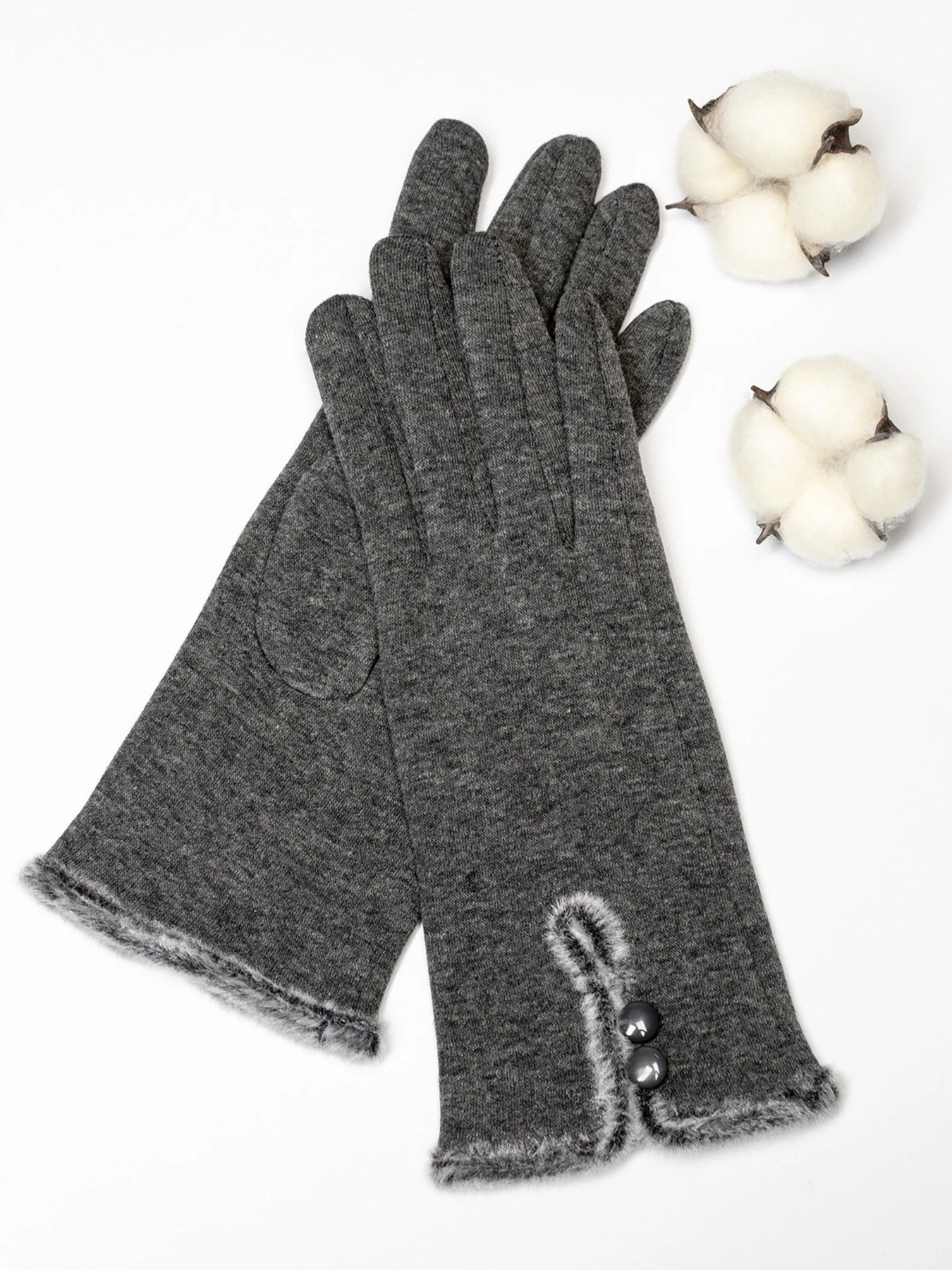 Перчатки и варежки ISSA Plus модель PE-14_darkgray Фото