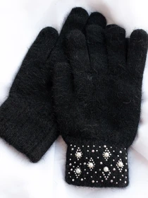 Перчатки и варежки ISSA Plus модель PE-14_black Фото