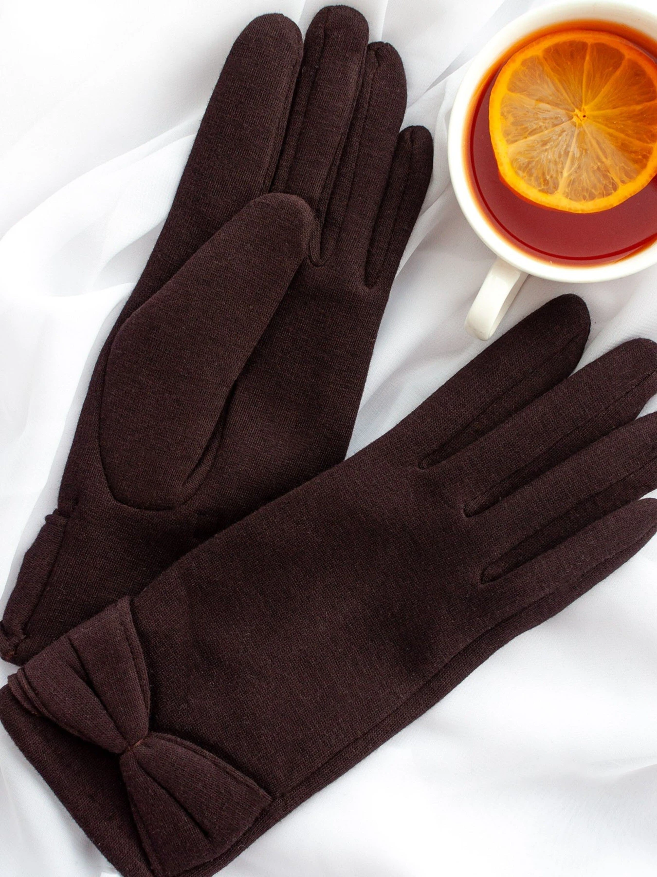 Перчатки и варежки ISSA Plus модель PE-18_darkbrown Фото