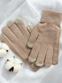 Перчатки и варежки ISSA Plus модель PE-21_beige Фото