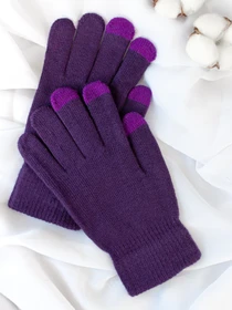 Перчатки и варежки ISSA Plus модель PE-21_purple Фото