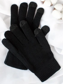 Перчатки и варежки ISSA Plus модель PE-21_black Фото