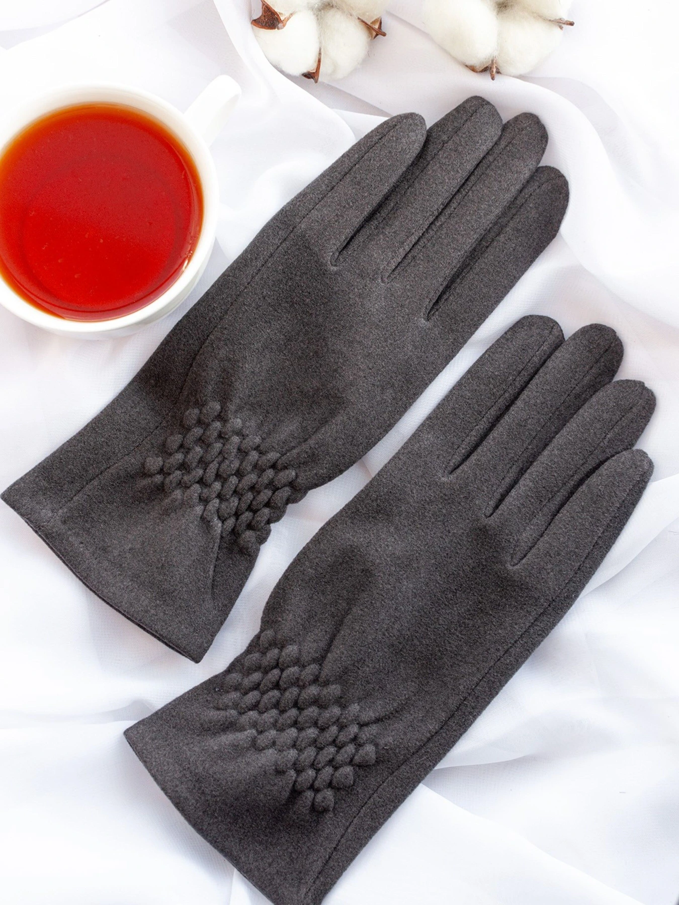 Перчатки и варежки ISSA Plus модель PE-22_darkgray Фото