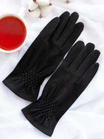 Перчатки и варежки ISSA Plus модель PE-22_black Фото
