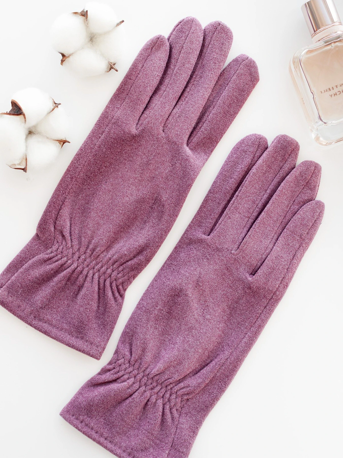Перчатки и варежки ISSA Plus модель PE-23_lilac Фото