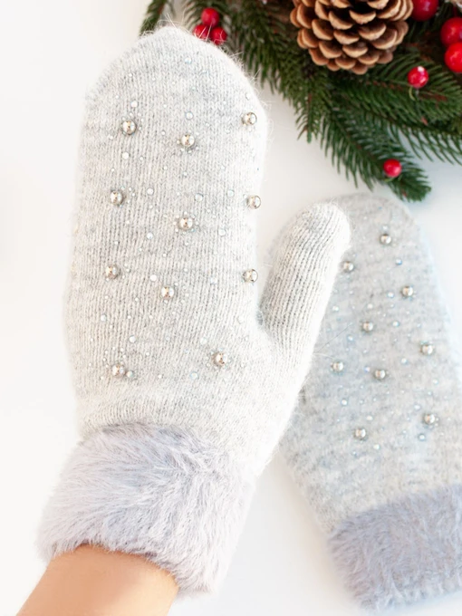 Перчатки и варежки ISSA Plus модель PE-24_grey Фото