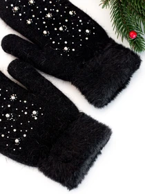 Перчатки и варежки ISSA Plus модель PE-24_black Фото