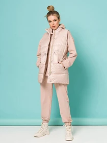 Куртки та дублянки ISSA Plus модель SA-337_beige. Фото