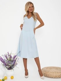 Сукні ISSA Plus модель 13013_lightblue Фото