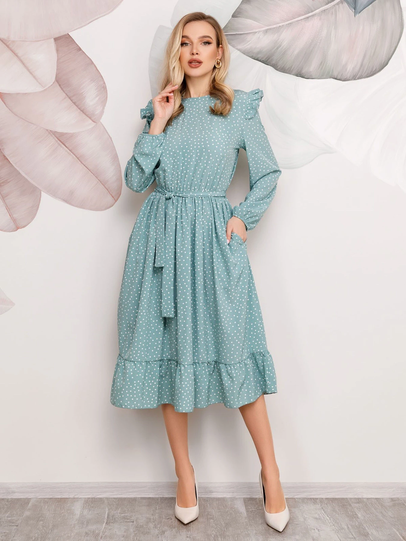 Сукні ISSA Plus модель 12198_mint Фото
