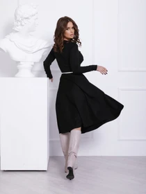 Платья ISSA Plus модель 12327_black Фото