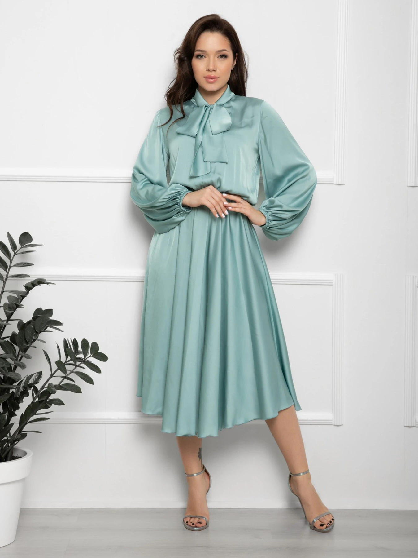 Платья ISSA Plus модель 12380_turquoise Платья ISSA Plus модель 12380_turquoise Фото
