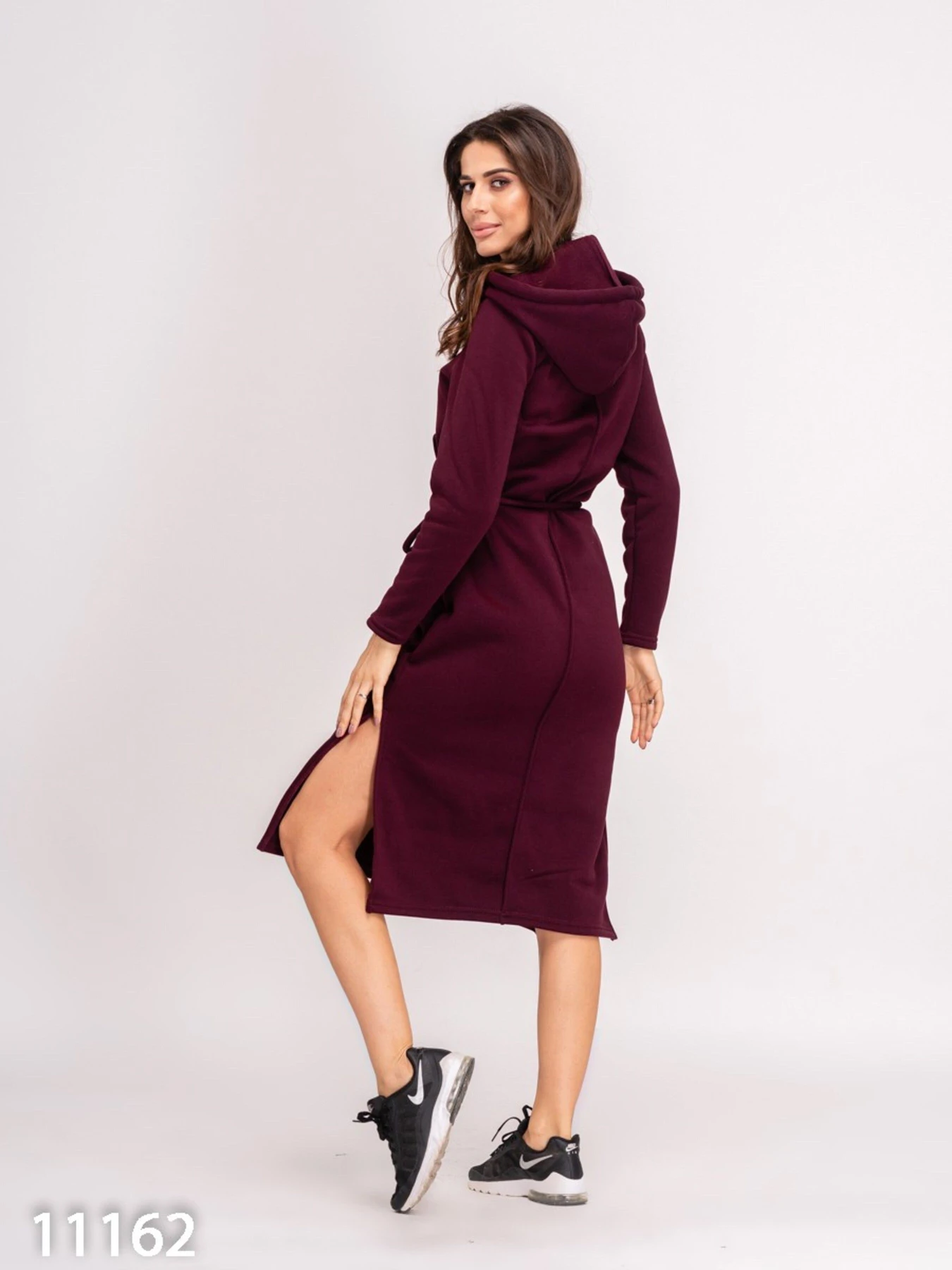 Платья ISSA Plus модель 11162_burgundy Фото