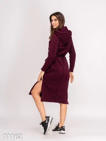 Платья ISSA Plus модель 11162_burgundy Фото