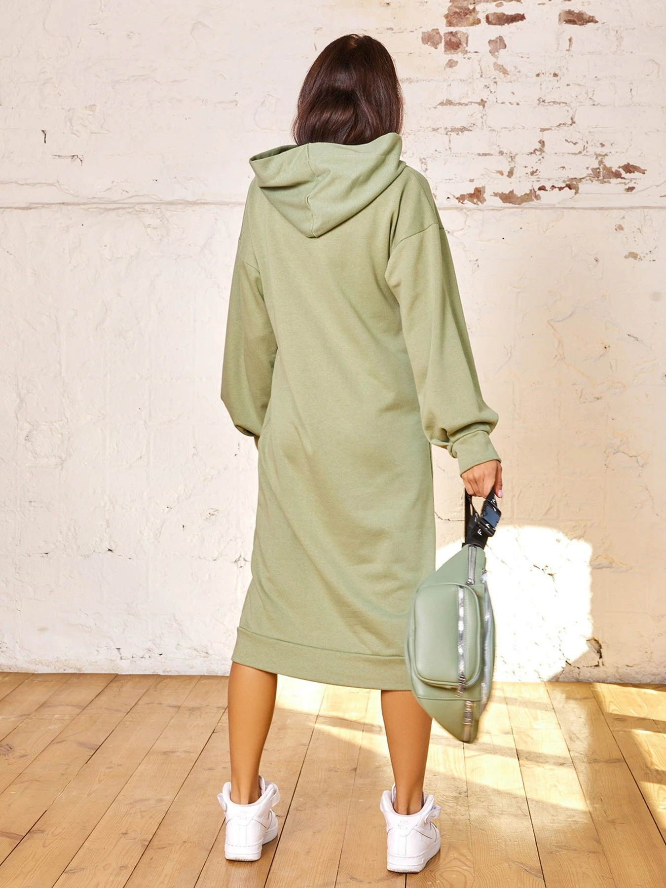 Платья ISSA Plus модель 12889_olive Фото