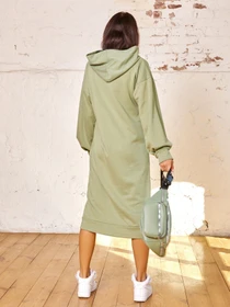 Платья ISSA Plus модель 12889_olive Фото