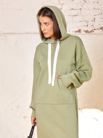 Платья ISSA Plus модель 12889_olive Фото