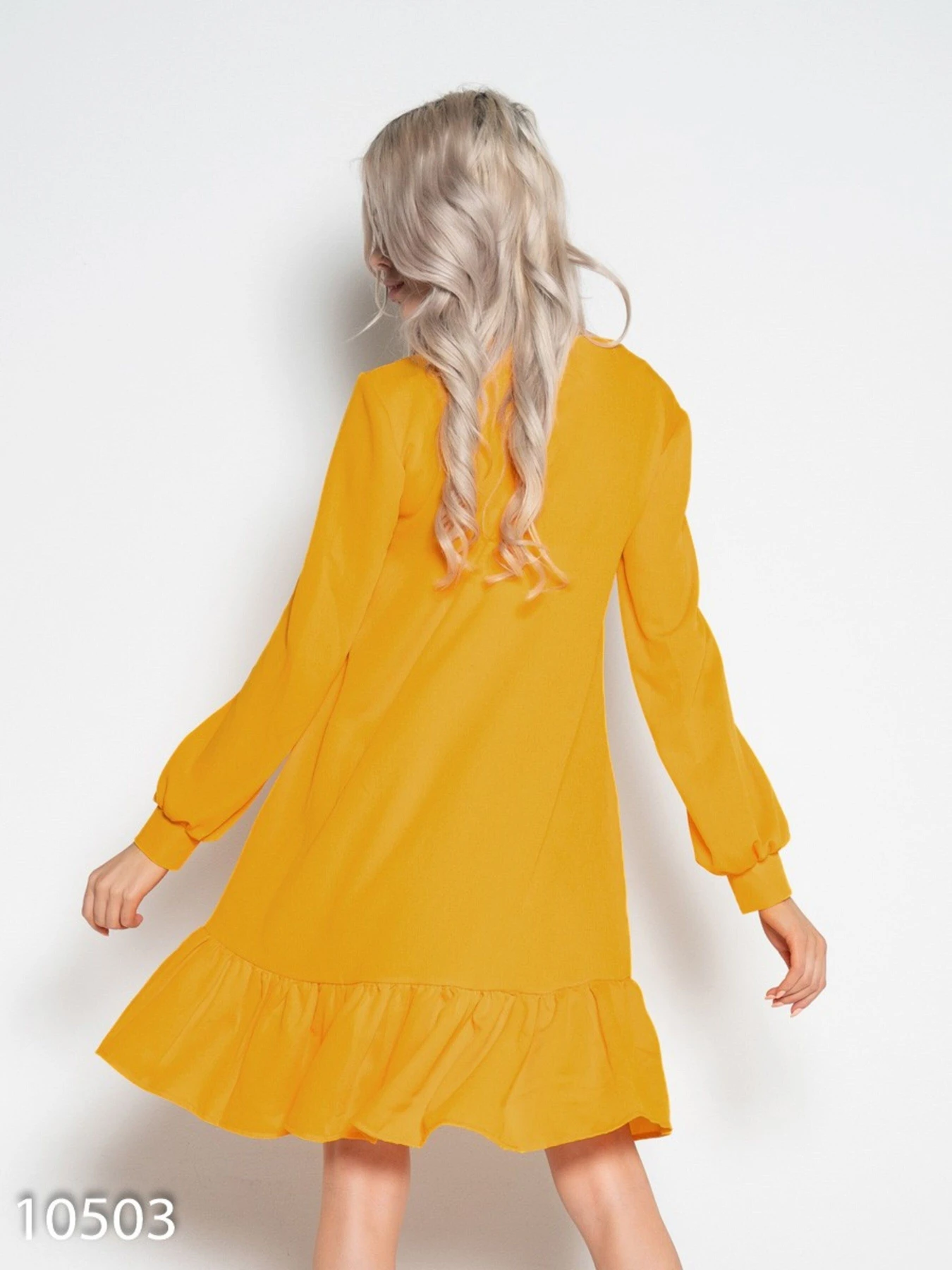Сукні ISSA Plus модель 10503_mustard Сукні ISSA Plus модель 10503_mustard Фото
