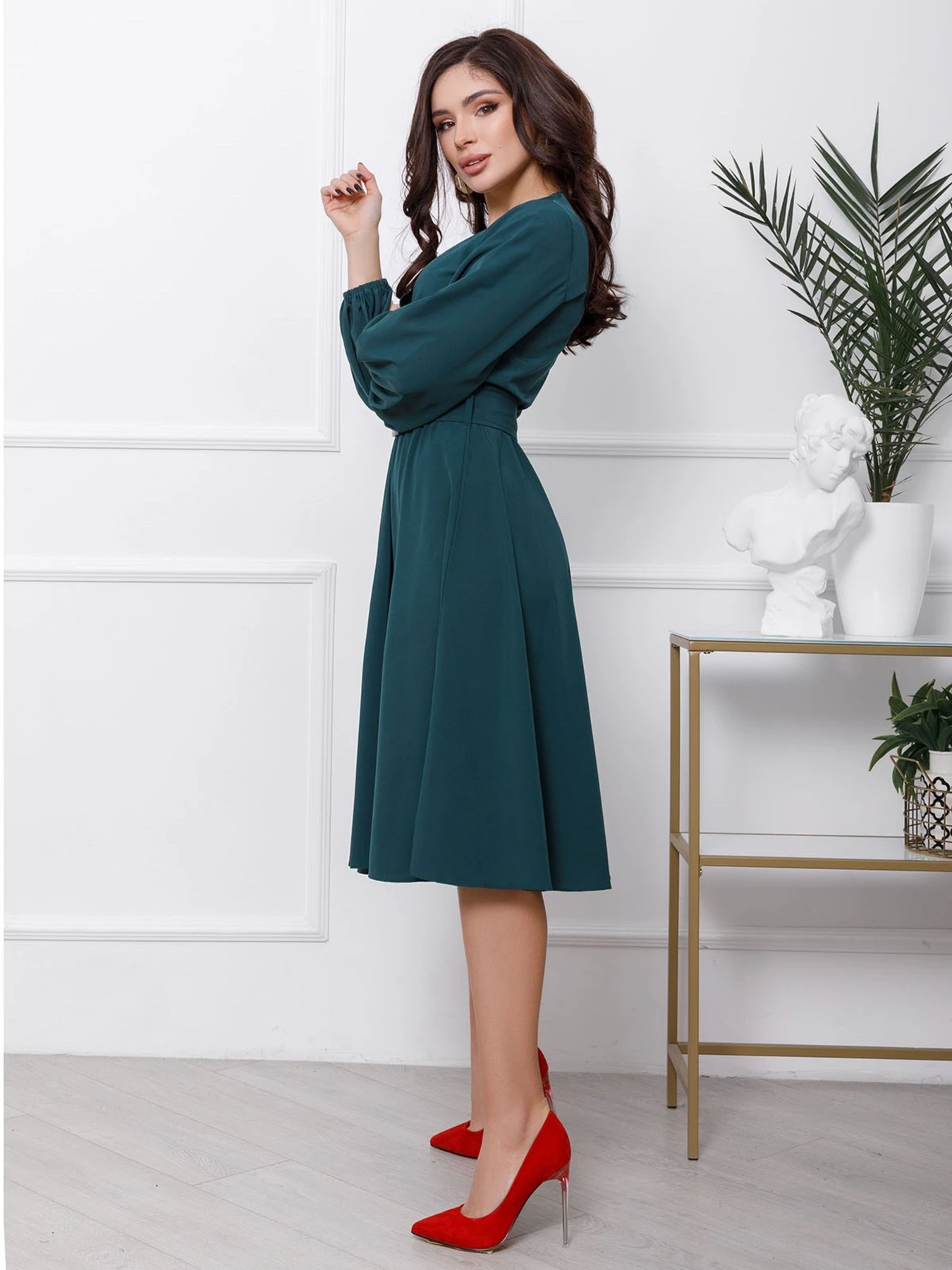 Сукні ISSA Plus модель 12417_green Фото
