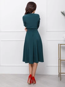 Сукні ISSA Plus модель 12417_green Фото