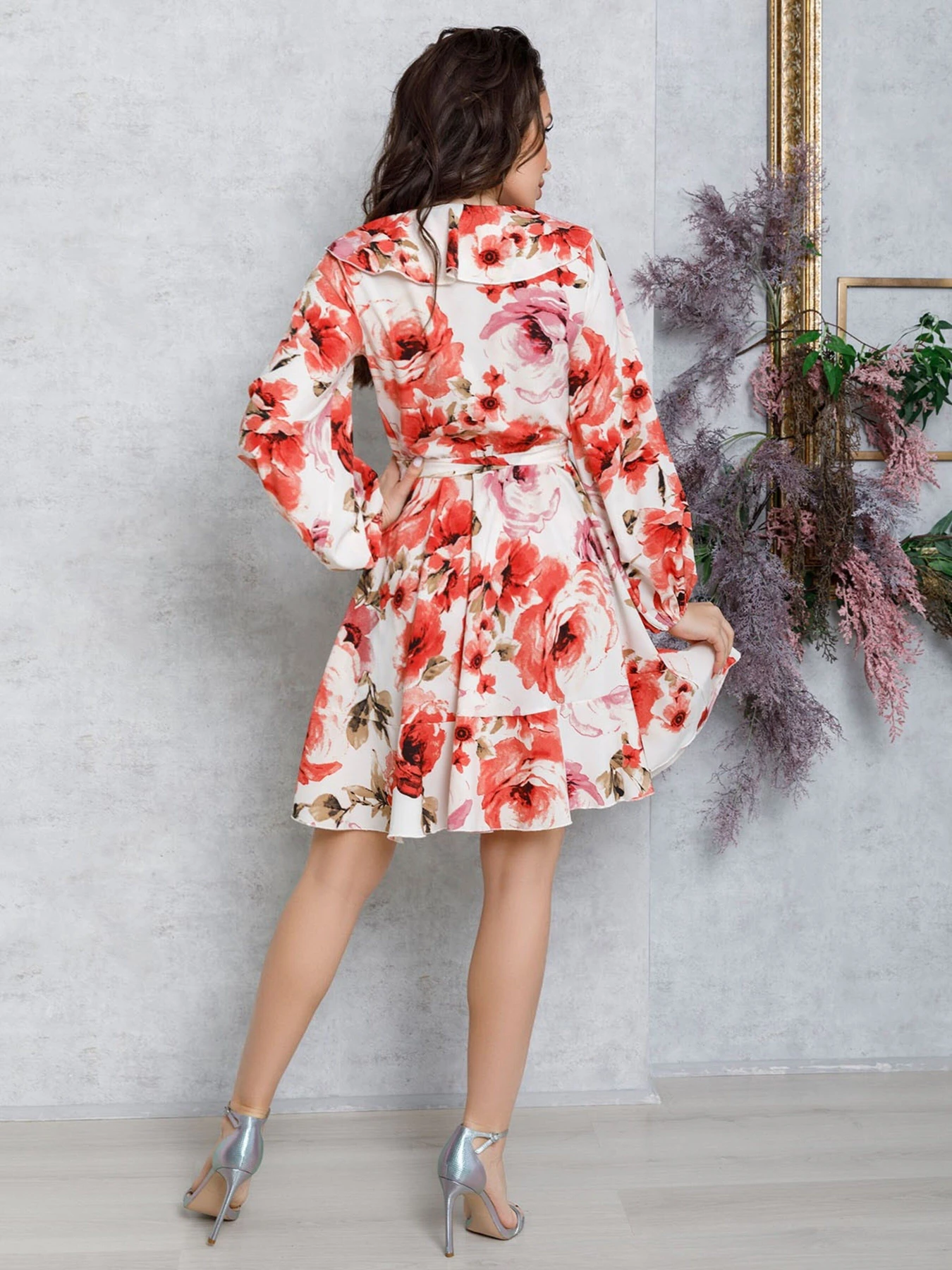 Сукні ISSA Plus модель 12589_multicolor Фото