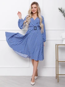 Сукні ISSA Plus модель 12415_lightblue Фото