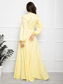 Платья ISSA Plus модель 12615_yellow Фото