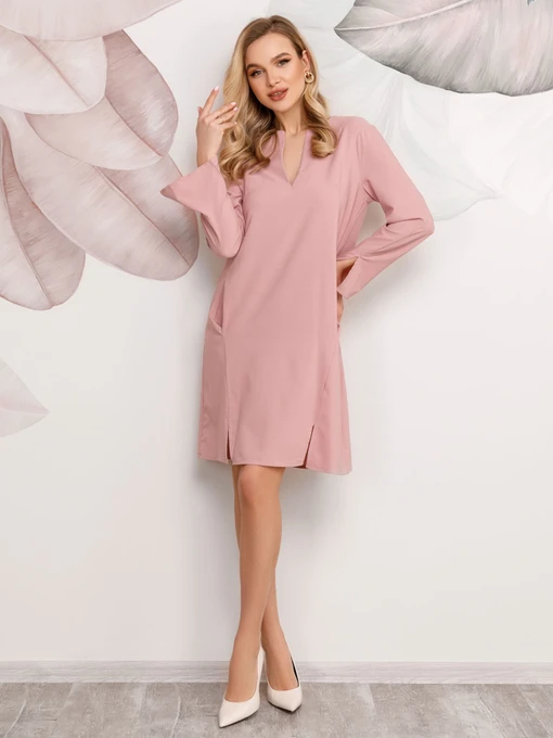 Сукні ISSA Plus модель 12504_pink Фото