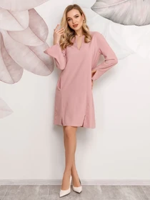 Сукні ISSA Plus модель 12504_pink Фото