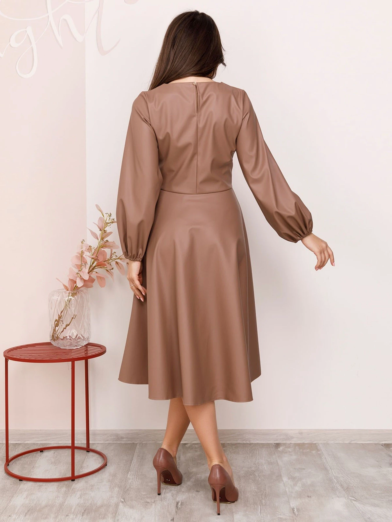 Сукні ISSA Plus модель 12379_brown Фото