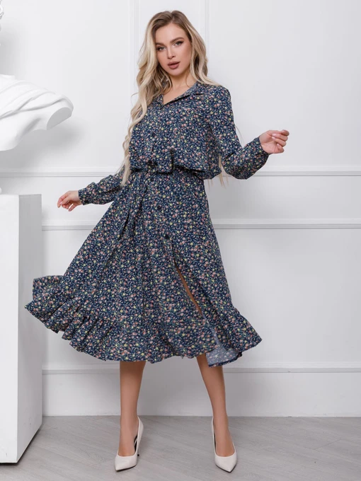 Сукні ISSA Plus модель 12402_multicolor Фото