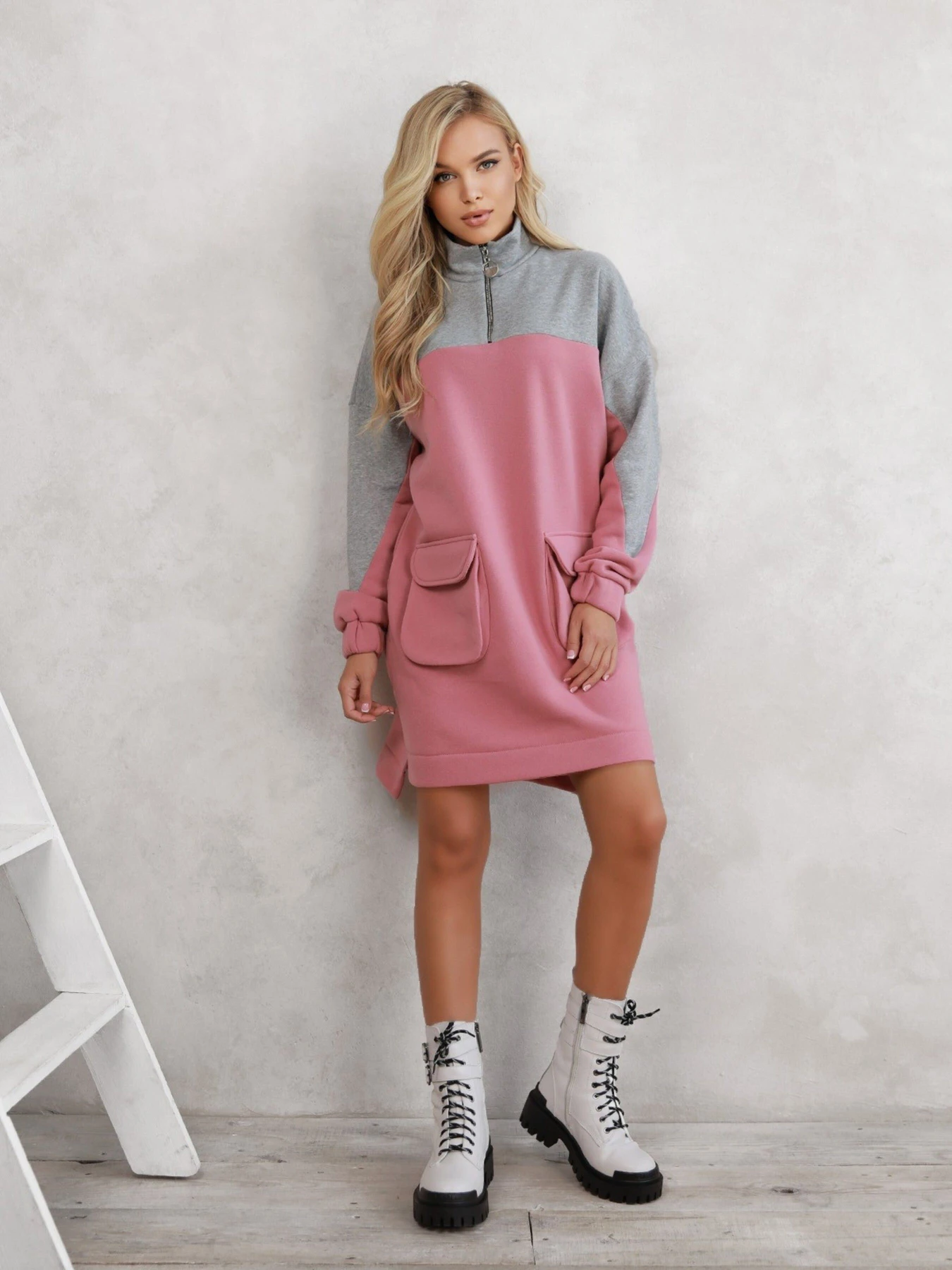 Сукні ISSA Plus модель 12289_greypink Сукні ISSA Plus модель 12289_greypink Фото