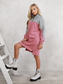 Сукні ISSA Plus модель 12289_greypink Фото