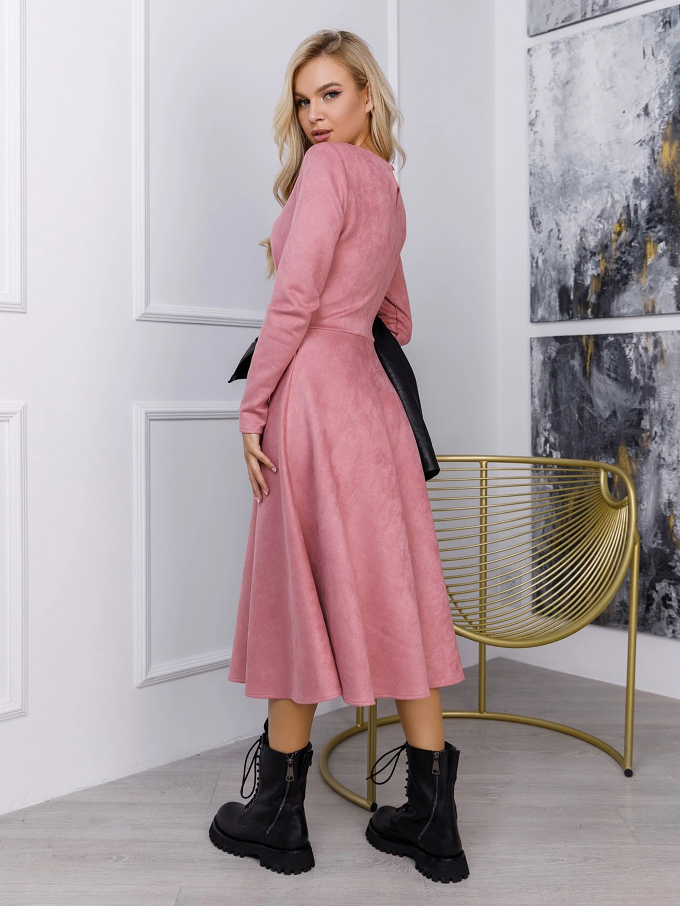 Сукні ISSA Plus модель 12284_pink Фото