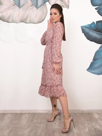 Сукні ISSA Plus модель 12534_pink Фото