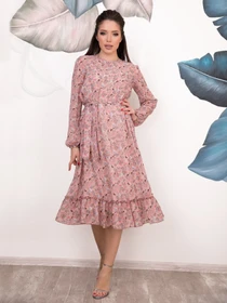 Сукні ISSA Plus модель 12534_pink Фото