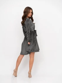Платья ISSA Plus модель 11208_grey Фото