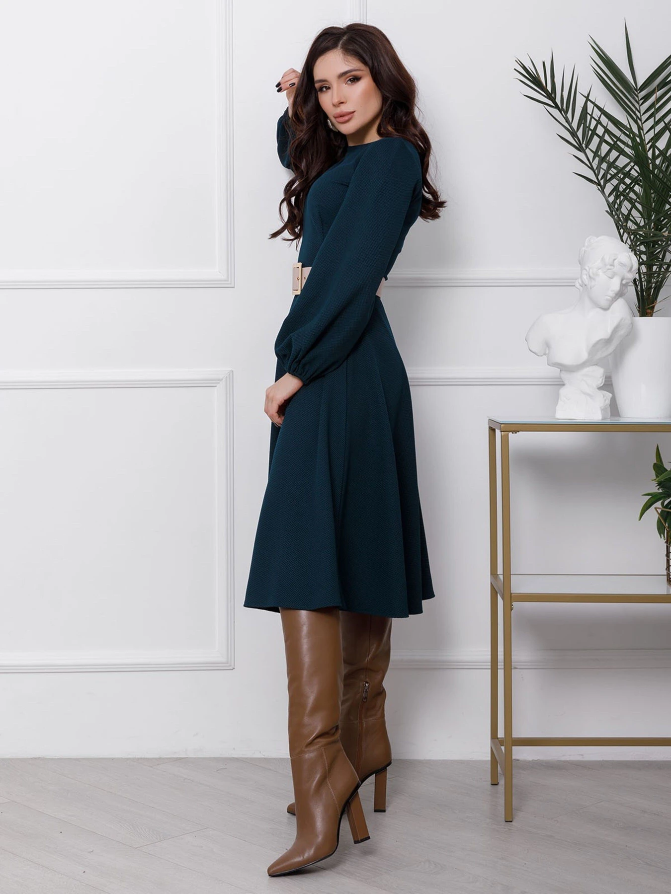 Сукні ISSA Plus модель 12423_darkgreen Сукні ISSA Plus модель 12423_darkgreen Фото