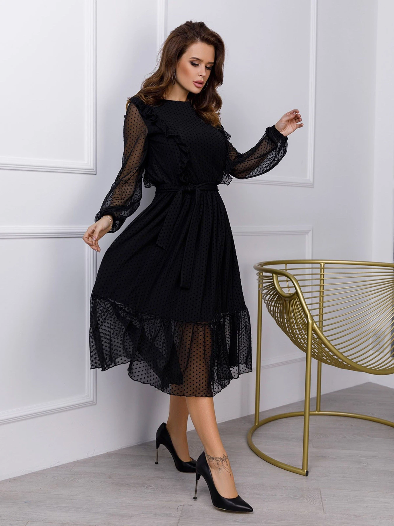 Платья ISSA Plus модель 12286_black Платья ISSA Plus модель 12286_black Фото