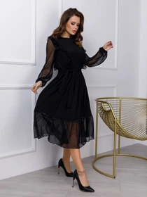 Платья ISSA Plus модель 12286_black Фото